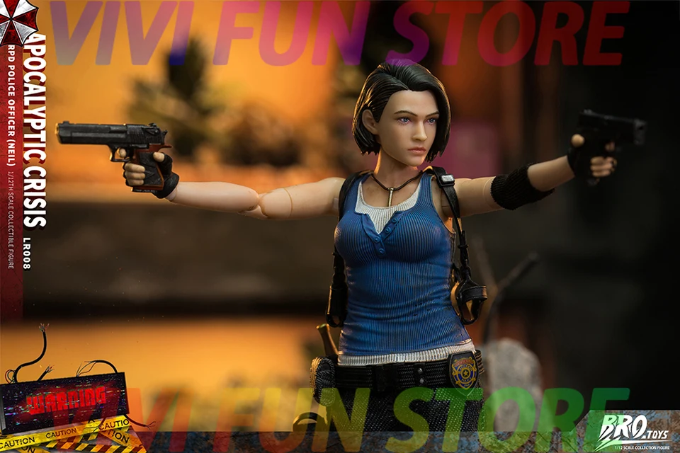 BROTOYS 1/12 LR006 クレア ジル BROTOYS LR006 1/12 RPD Officer Jill & Claire Action Figure