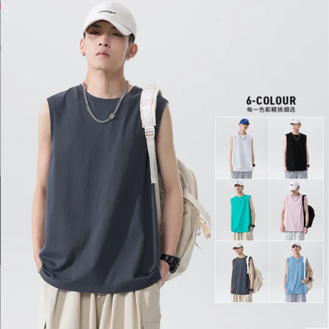 

Long-sleeved t-shirt men's solid color white cotton bottoming shirt Korean version sports loose trendy ins spring and autumn