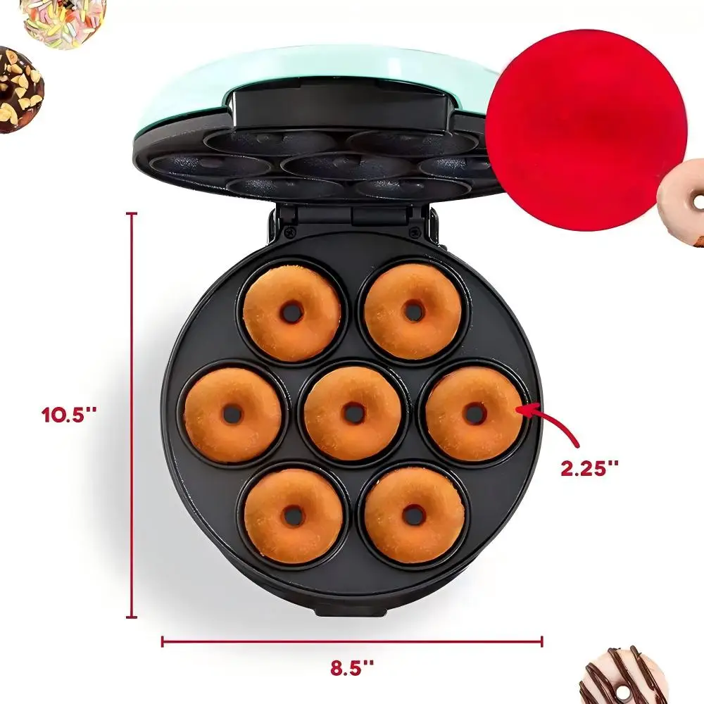 7-hole Donut Machine, Cake Breakfast Machine, European Standard 220V, American Standard 110V Mini Baking Machine 3