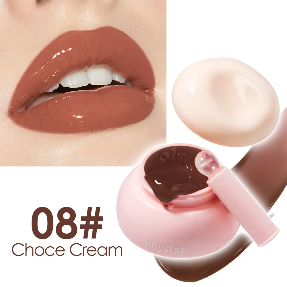 Hydraterende spiegelglans lipgloss en blush voor wangen set_voghion.com