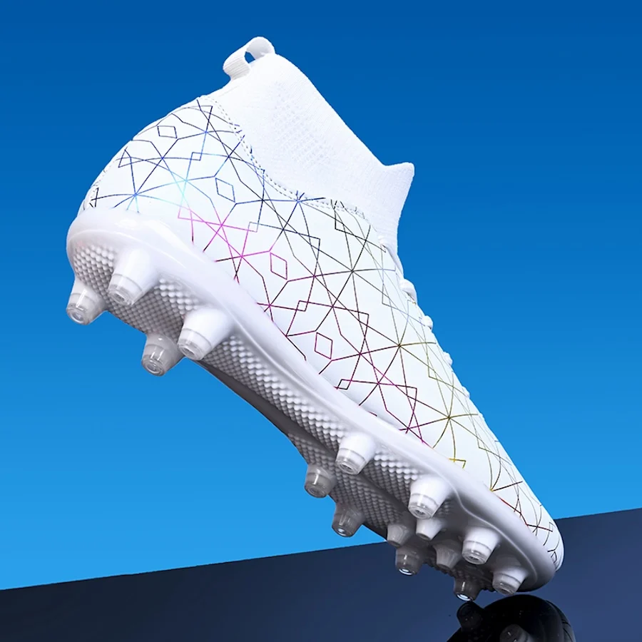 Neu Männer Professionelle Fußball Schuhe FG Training Fußball Stiefel Turnschuhe Lange Spikes Außen Bequeme_voghion.com