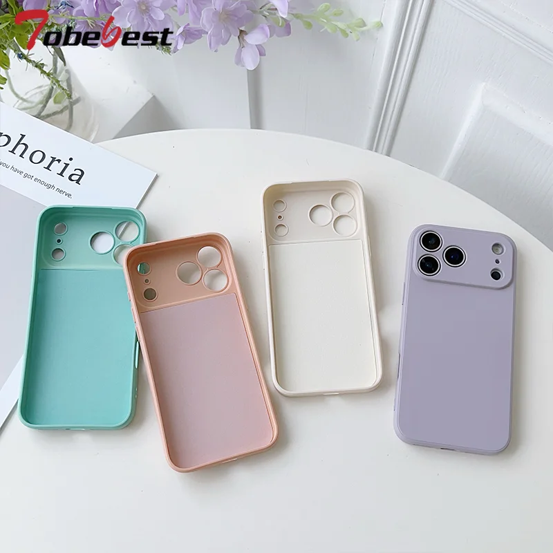 Liquid Silicone Protective Soft TPU Back Cover Case