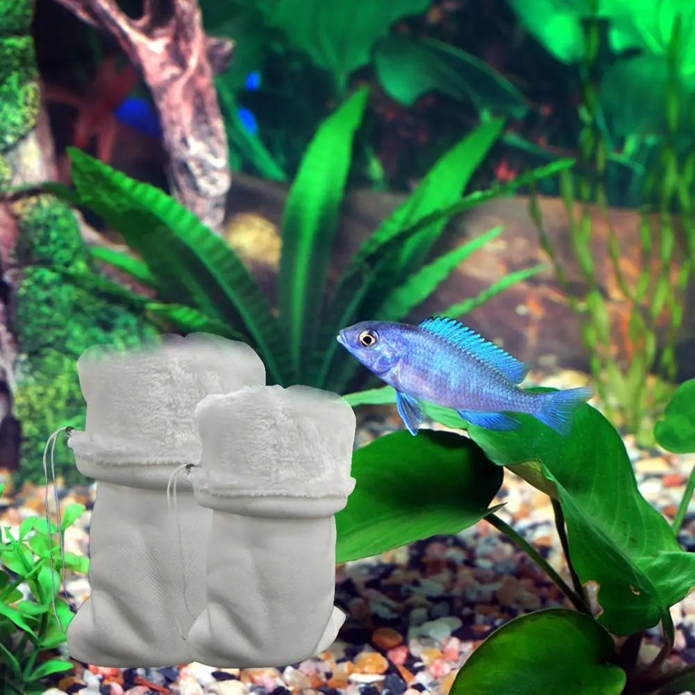 AquariumFilterBagBlanketsWashableReusableMeshFoamCarpetSock