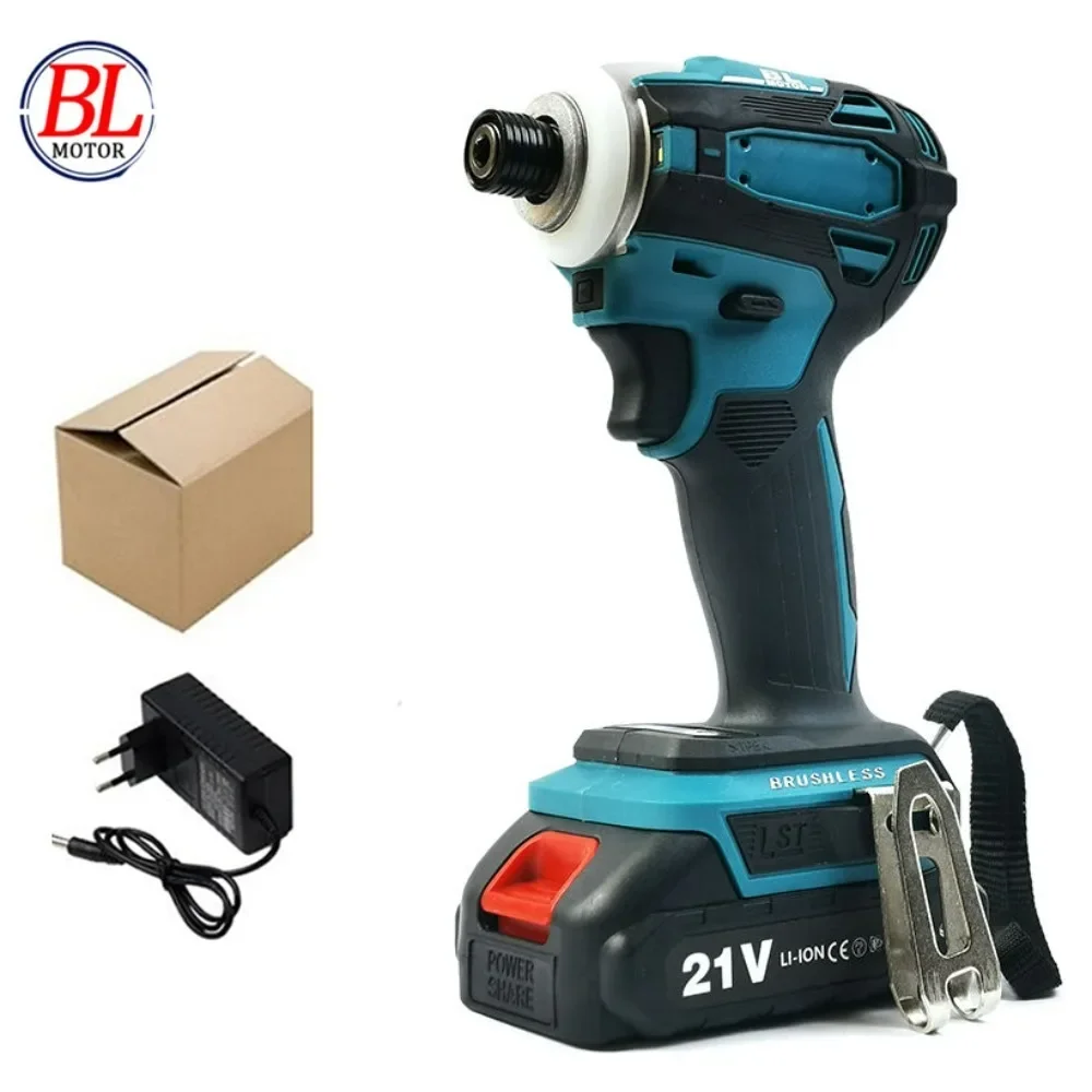 

Electric Impact Wrench Brushless Cordless Electric Wrench LED 1/2 inch Compatible Makita 18V Battery Screwdriver Power Tools