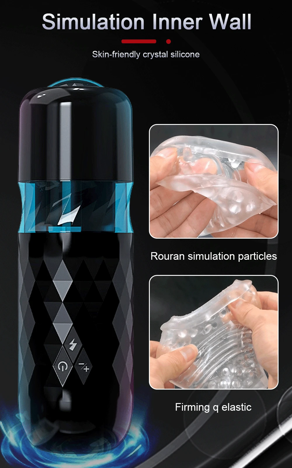 Male Masturbators Cup Telescopic Rotation Penis Stimulation Electric Pocket Pussy Vagina Blowjob Adult Sex Toy for Male S407bb53775c546408d01e783e57d1612A