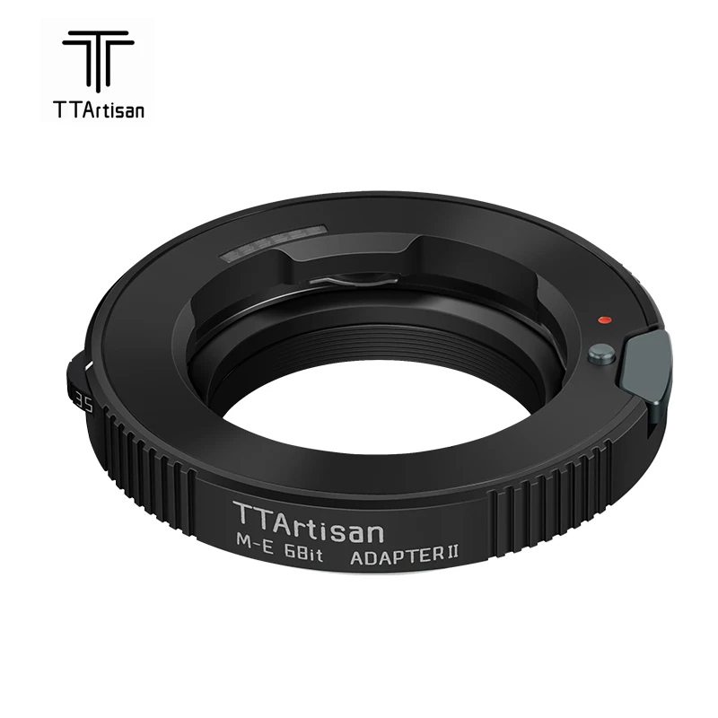 

TTArtisan M-E 6Bit II Lens Adapter Converter Ring for Leica M-mount Lens to Sony E Mount Camera a6500 a6400 a7