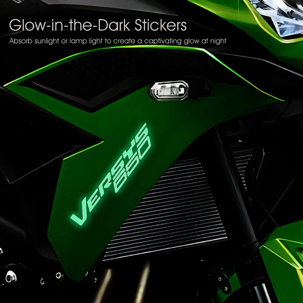 Kit 3d Motorcycle Stickers Tank Pad Compatible Kawasaki Versys 650 2024