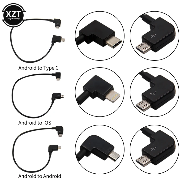 Dji Mavic Pro Cable De Línea RC Micro USB A Control Remoto De Dron Para Airspark Android 94384726 NINCO Rc