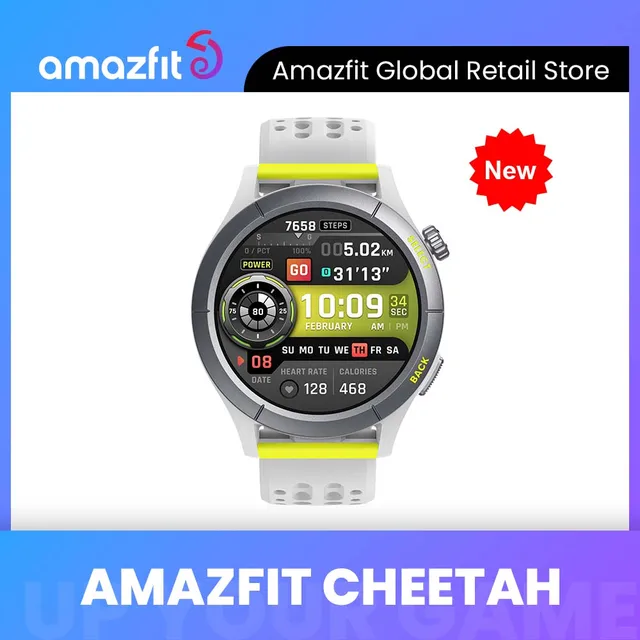 New Amazfit Cheetah(Round) 47mm Smartwatch 150+ Sport Modes Dual-band GPS 14 Days Battery Life Smart Watch For Android IOS Phone 1