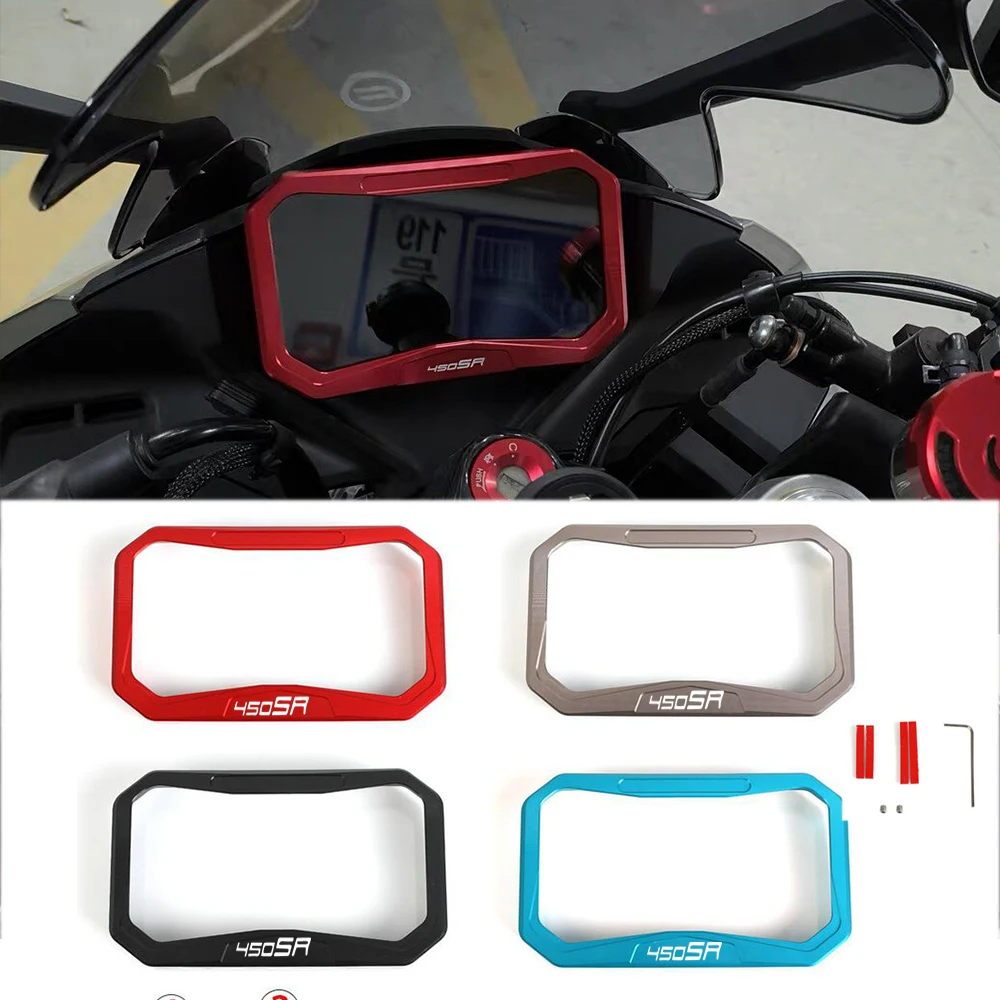 

New Motorcycle CNC Meter Frame Cover Screen Glare Shield Instrument Display Guard FOR CFMOTO CF MOTO 450SR 450 SR 2022 2023 2024