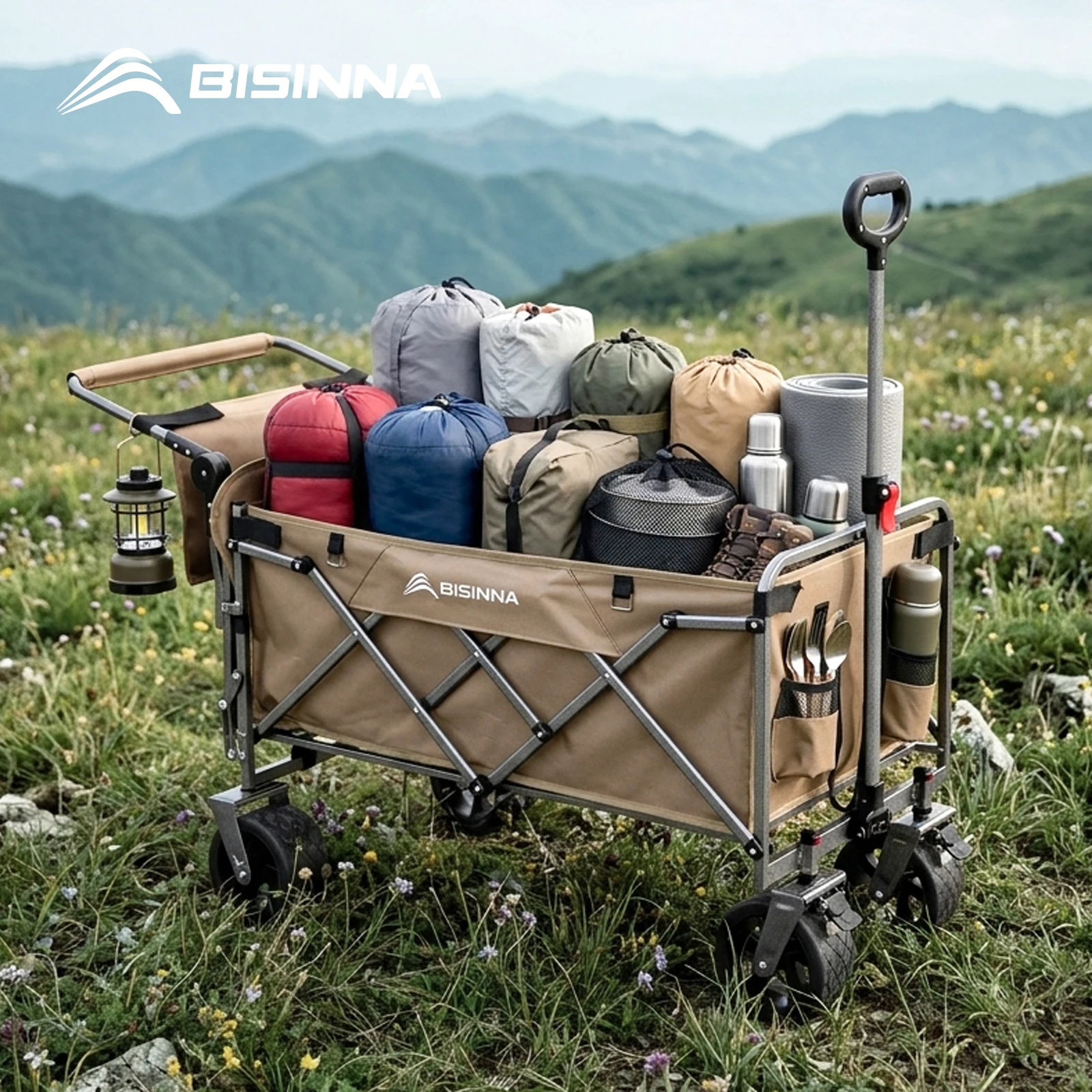 Heavy Duty Folding Wagon 1