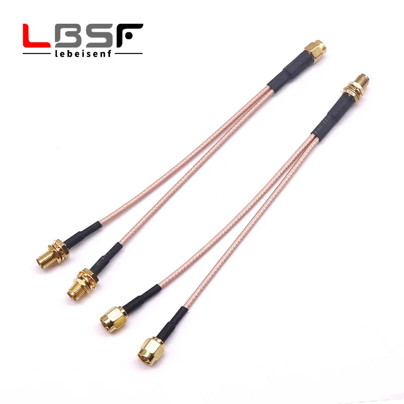 

Antenna extension cable SMA-JK SMA male female internal thread internal hole external thread internal needle RG316 branch line