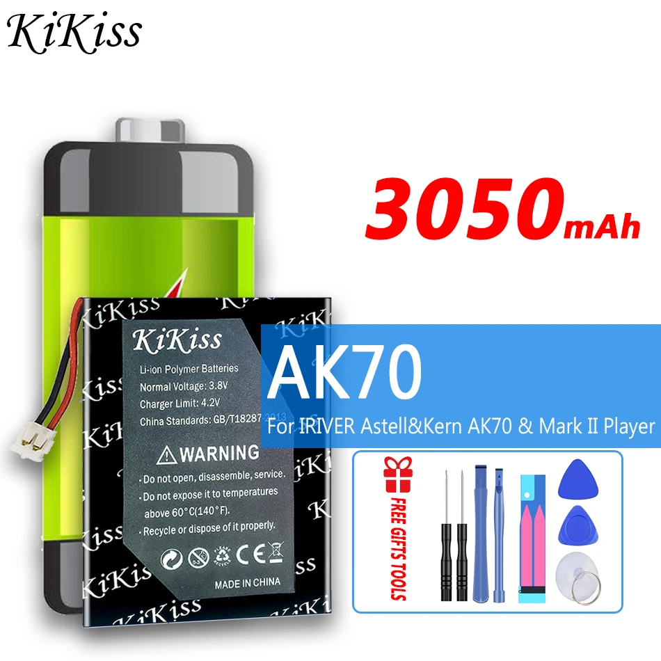 New Upgraded Player Battery Compatible For IRiver Astell & Kern AK70 AK70 MKII MP3 Player,with Full Tool Kits Ultra-Power 4800mAh AK70 MKII - View #14