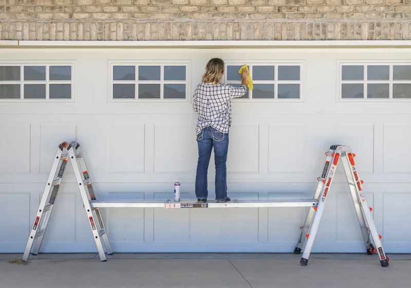 Little Giant LT M17 Aluminum Multi-Use Ladder with Wheels, Type 1A - 300 lbs. Rated