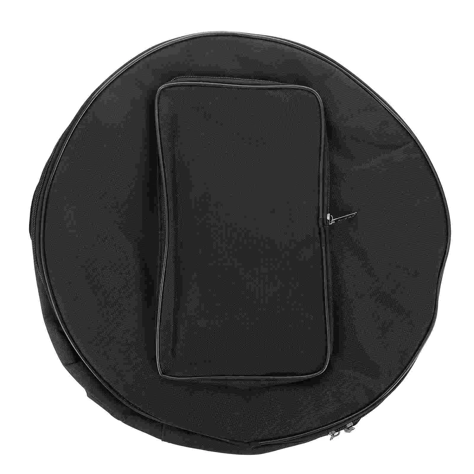 

13-14inch Snare Drum Carrier Portable Snare Drum Carrier Drum Case Black Container Lid Percussion Accessories Oxford Cloth