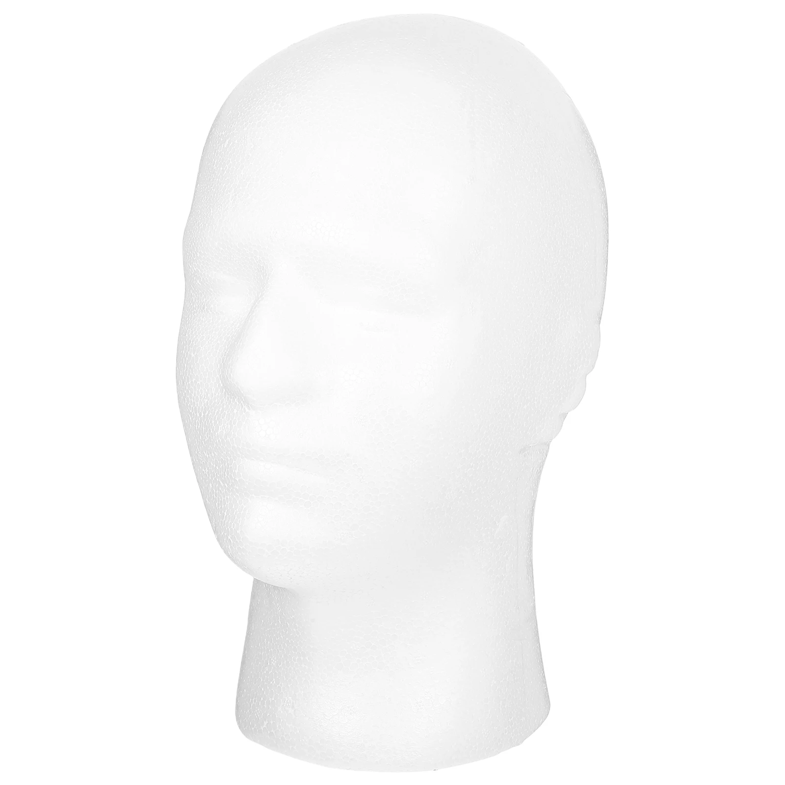 Practical Foam Mannequin Head For Hat Display Male Holder Stand Rack Mannequin Man Head Model Display Foam Mannequin Head