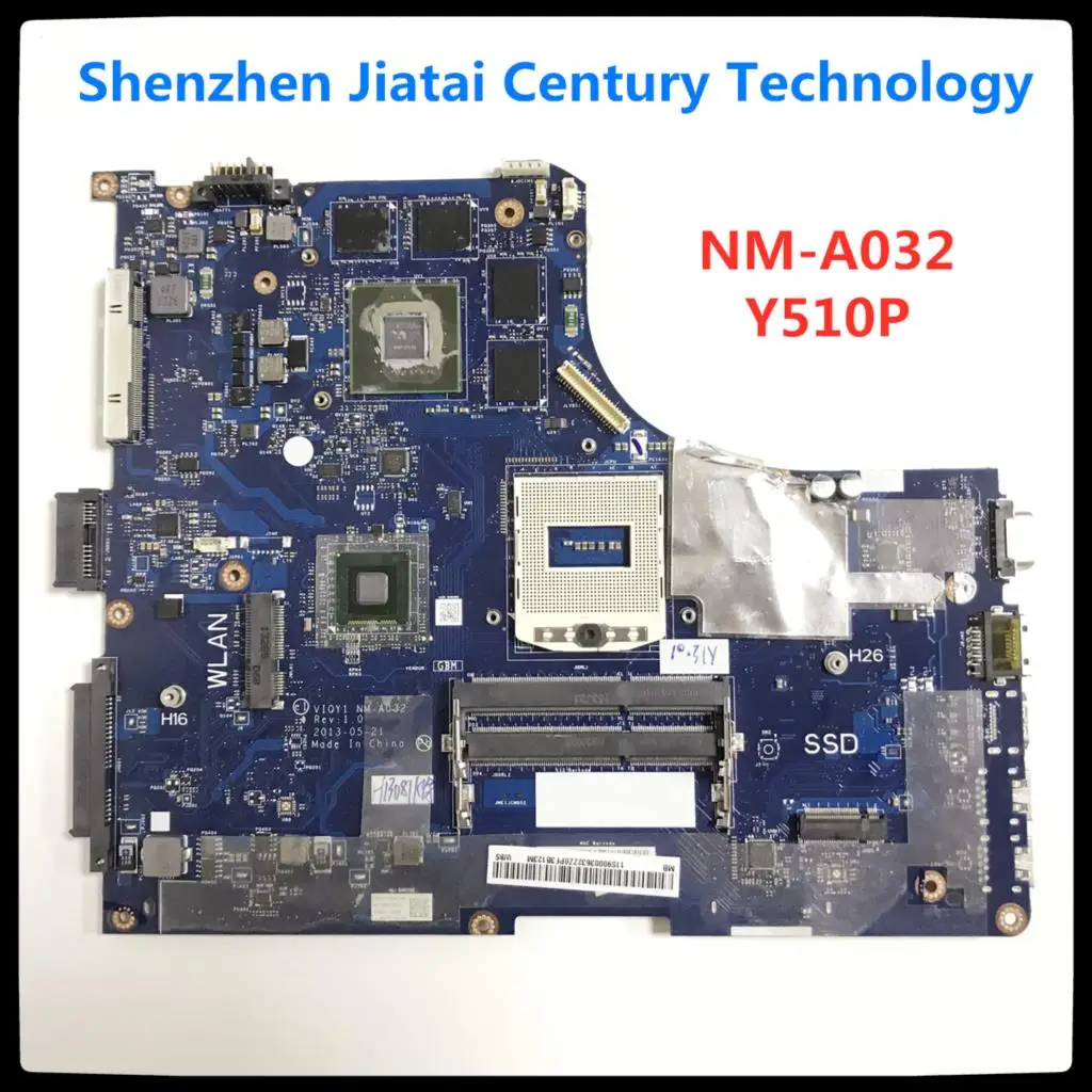 

Y510P VIQY1 NM-A032 REV: 1,0 Y510P материнская плата для ноутбука Lenovo Y510P NM-A032 GT750 поддержка i7 тестовая материнская плата