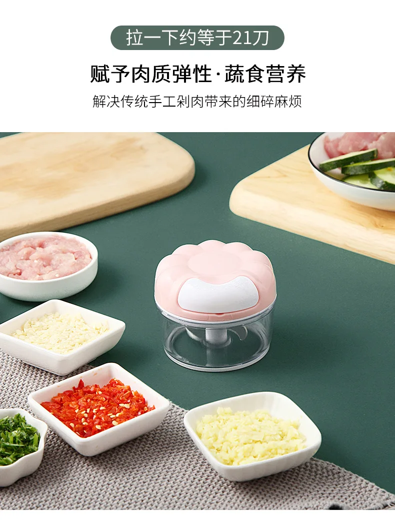 3-in-1 garlic press and meat grinder: multifunctional kitchen gadget for effortless food preparation