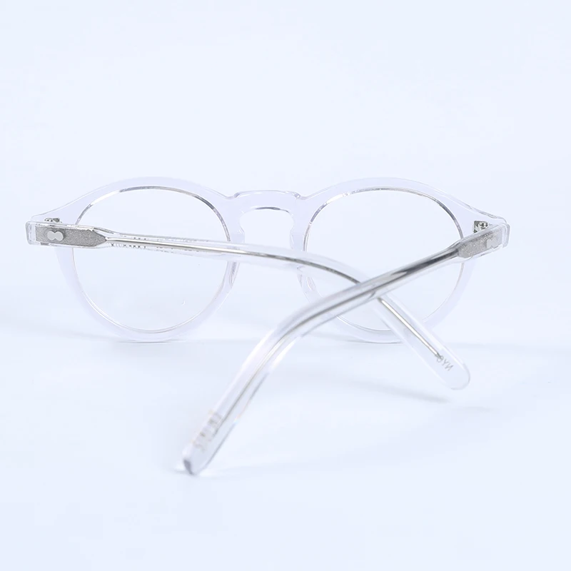 Herren Brillengestell Stil Brille Transparente Linse Johnny Depp Markendesigner Computer Männlich Vintage – Detail 10