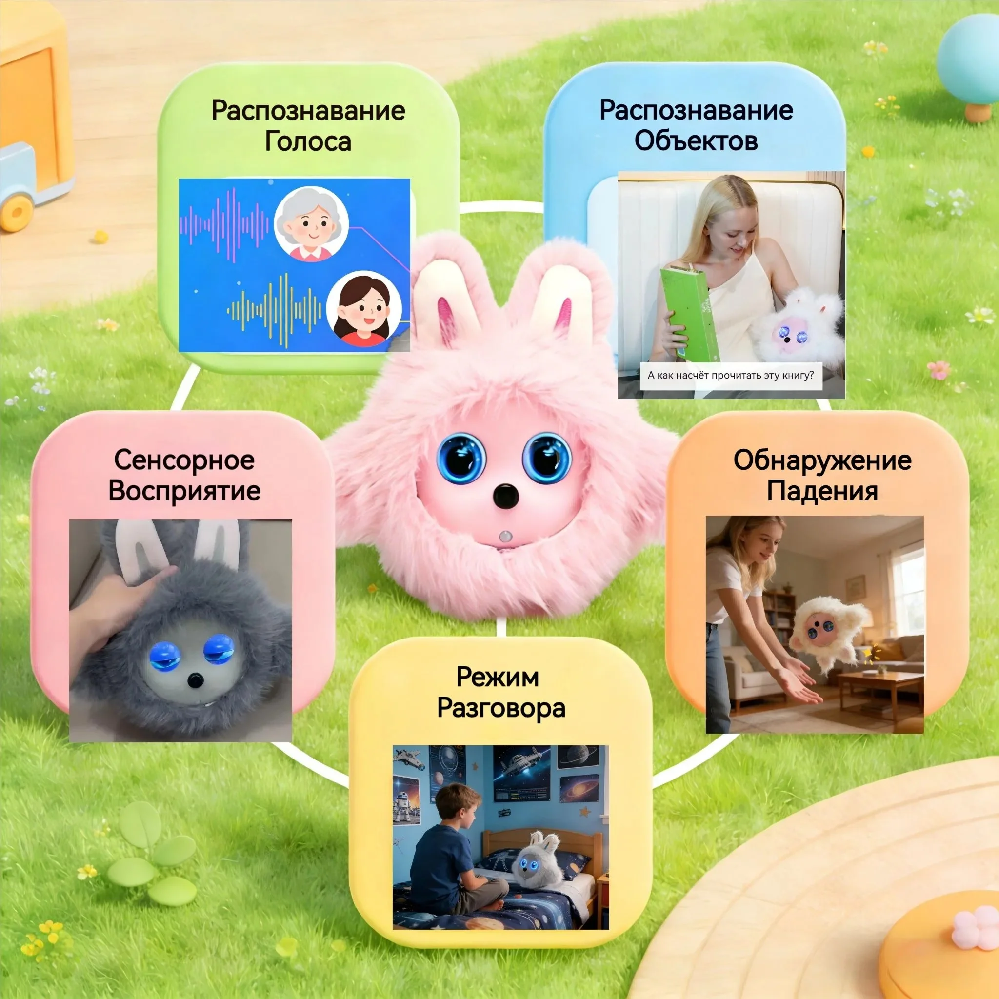 Kbao AI Cute Smart Desktop Toy, Companion Robot For Kids And Adults, ChatGPT Voice Interactive Electronic Pet Toy._voghion.com