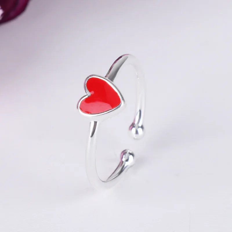 

Винтажные кольца в стиле бохо с красным сердцем для женщин Свадебные обручальные модные ранние Ювелирные изделия Подарки оптовая продажа