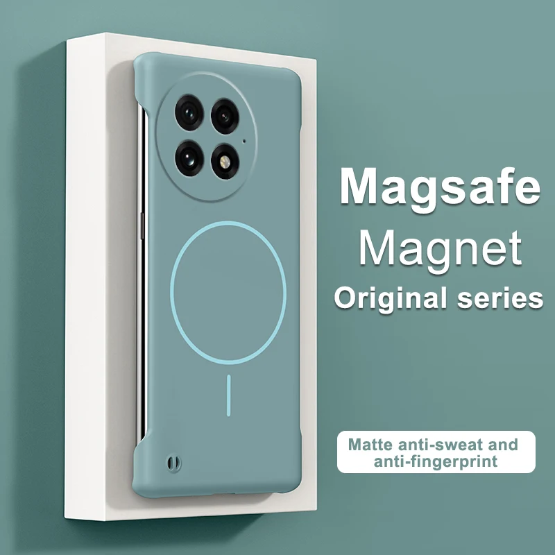 MagSafe Frameless Magnetic Wireless Charging Slim Hard Phone Case