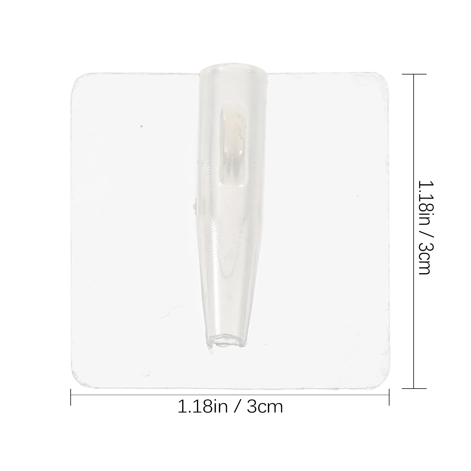 50Pcs DIY 꽃다발 접착제 꽃다발 포장을위한 투명 접착 패치 꽃꽂이 도구 파티 카드 홀더