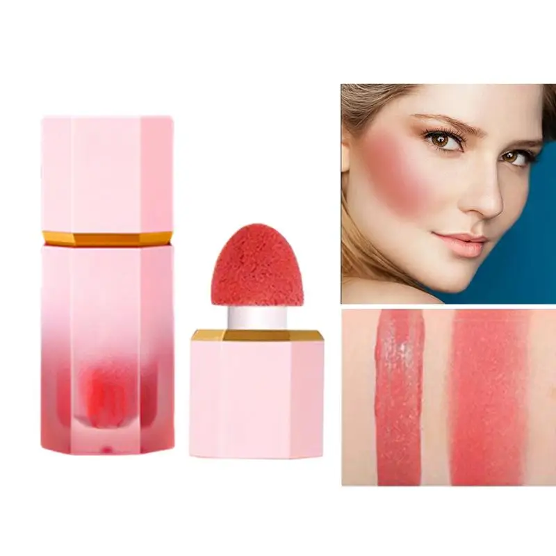 Soft Cream Liquid Blush Creamy Blush Makeup Facial Cheek Blush Liquid Contour Makeup Stick Viso Nutriente Blush Gel Cream
