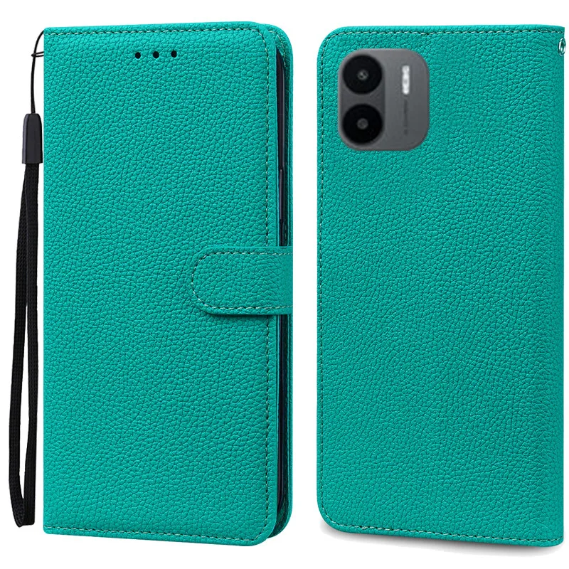 Leather Flip Wallet Phone Case - Elegant Book Style Cover, Durable Protection, Sleek Design