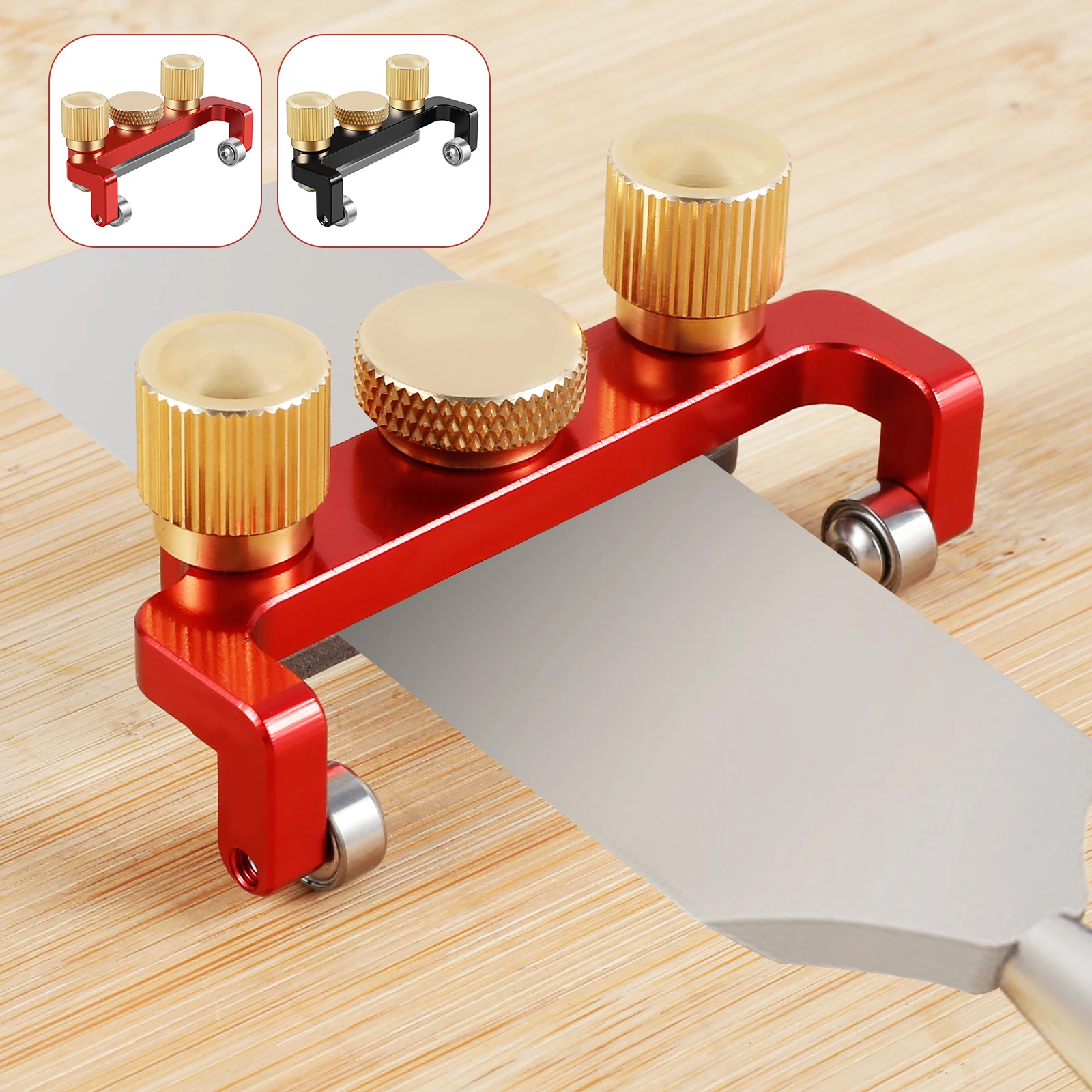 Cutter Sharpening Holder Adjustable Angle Chisel Sharpening Jig Aluminum Alloy Woodworking Sharpener Bracket Angle Fixture Plane