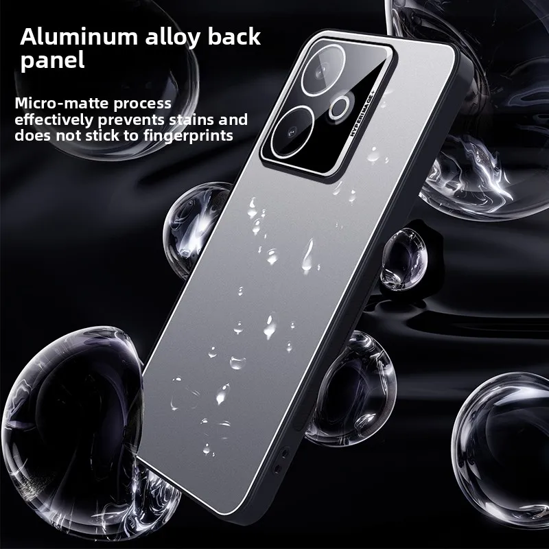 Enhanced Metal Frosted Ultra-Thin Anti-Drop Phone Case Cover