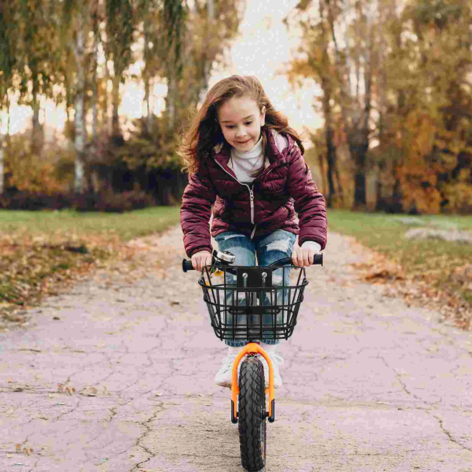 

Bike Front Basket Wire Basket Metal Front Handlebar Baskets Vegetable Basket Easy Installation Cycling Carryings