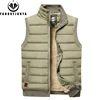 2024 Men Winter Sleeveless Casual Warm Stand Collar Vest Men Autumn Solid Color Outdoors Windproof Fashion Style Vest Male Coat 1
