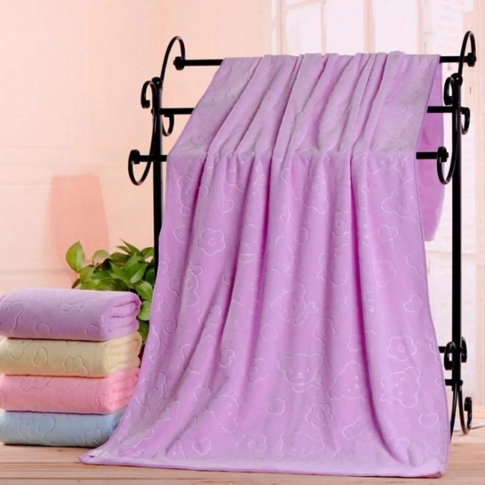 Soft Microfiber Towels Premium Quick-Dry Cotton Bath Towel Soft Absorbent for Home Hotel Gym Spa Bulk Wholesale Sale 2