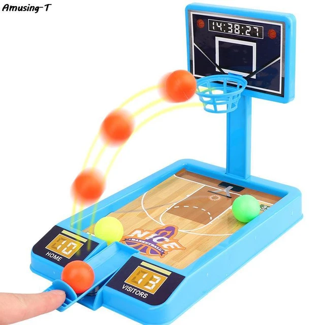 Jeu de société de basket-ball de bureau pour enfants et adultes, mini  machine de tir au doigt, table de fête, jeux de sport interactifs, chaud,  été - AliExpress