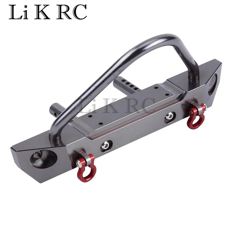 

CNC Metal Front Bumper for Axial SCX10 II 90046 Traxxas TRX4 MST 1/10 RC Crawler Car Upgrade Parts Accessories