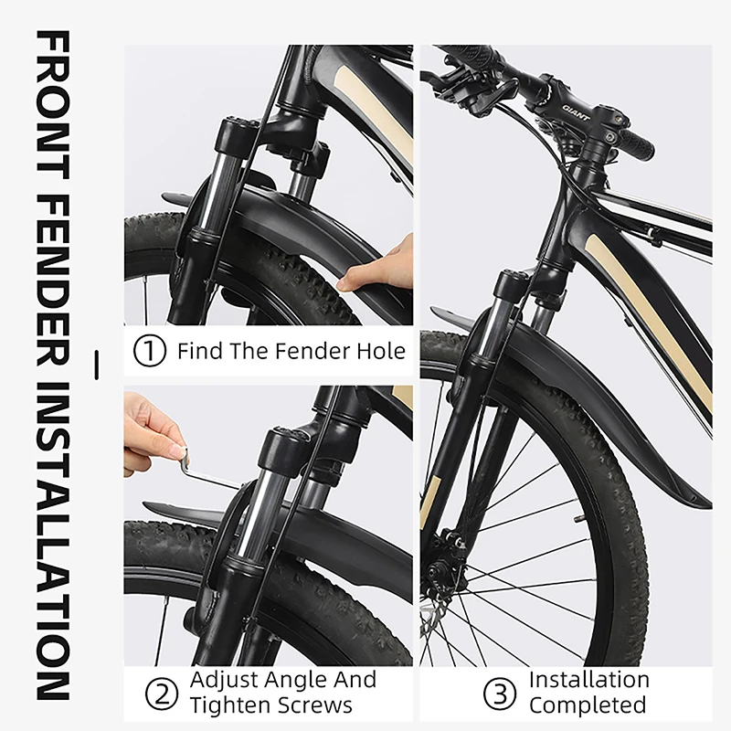 WEST BIKING Bicycle Fender 26/27.5/29 Inch Front Rear MTB Bike Guard Fender Quick Release Protector Cycling Parts