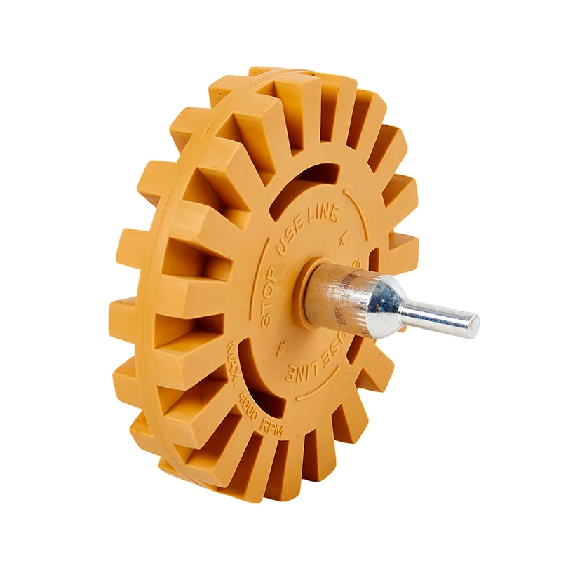 8/10cm Car Pneumatic Rubber Eraser Wheel Pad Disk Decal Eraser Wheel Car Sticker Remover Paint Cleaner Car Polish Auxiliary Tool