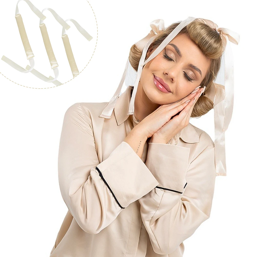 Hair Styling Tool Hair Curling Tools 3X Heatless Hair Curler Lazy Hair Rollers No Heat Curling Rods Headband Soft Curlers Overnight Sleeping Curls Styling Tools