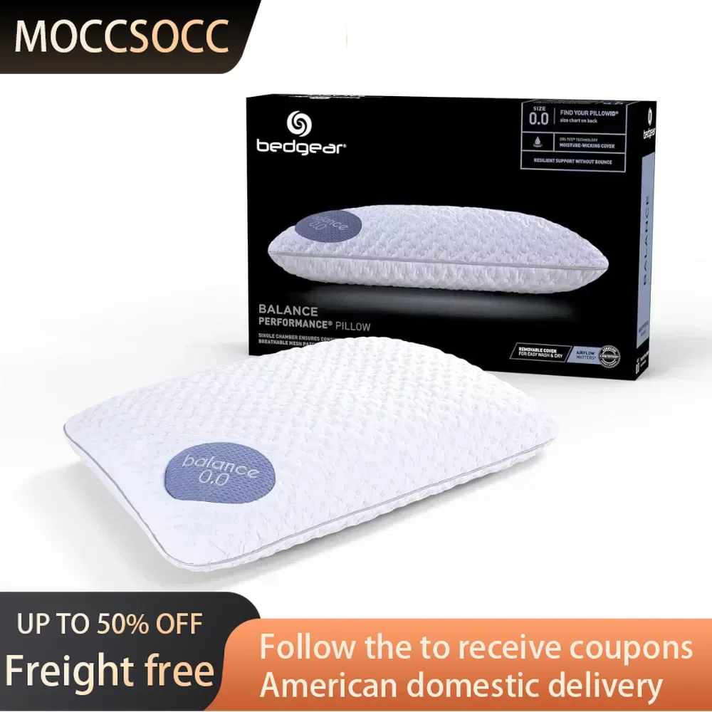 

Balance Performance Pillow Size 0.0 - Firm Moisture Wicking Pillows for All Positions - Back Side Freight Free Sleeping Home