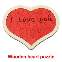 Valentine's Day Heart - Shaped Love Puzzle - DIY Romantic Gift (Love Puzzle)