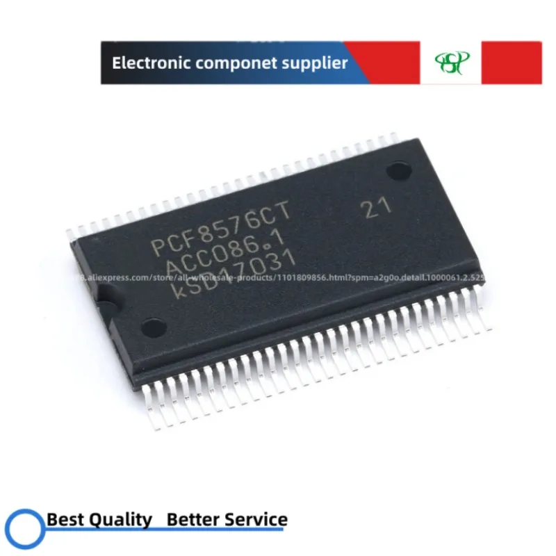 

5 шт. PCF8576CT PCF8576C PCF8576 PCF 8576CT SSOP-56 40 × 4 I2C интерфейс чипа драйвера ЖК-дисплея