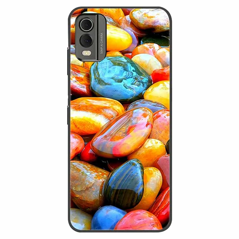 Shockproof Soft Silicone TPU Back Cover with Cute Cartoon Design