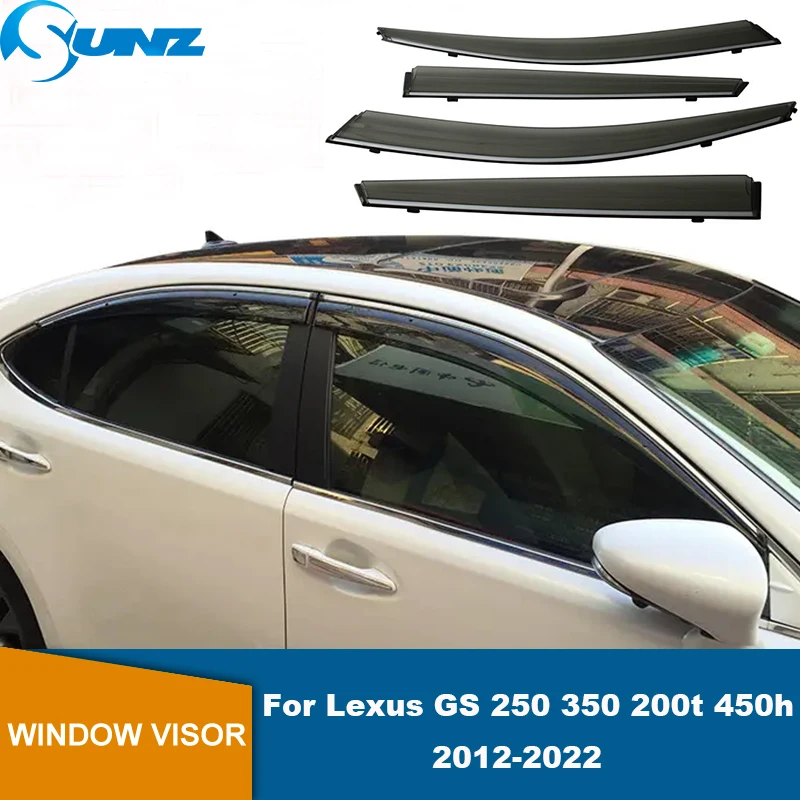 

Window Visor For Lexus GS 250 350 200t 450h 2012 2013 2014 2015 2016 2017 2018 2019 2020 2021 2022 Sun Rain Guard Deflector