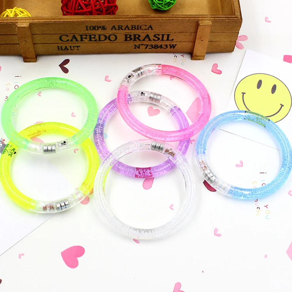 

10 Pcs Bracelet Concert Glow Bracelets Dance Floor Props Wedding Toy Wristband Bulk Acrylic Music Fans Supplies Child
