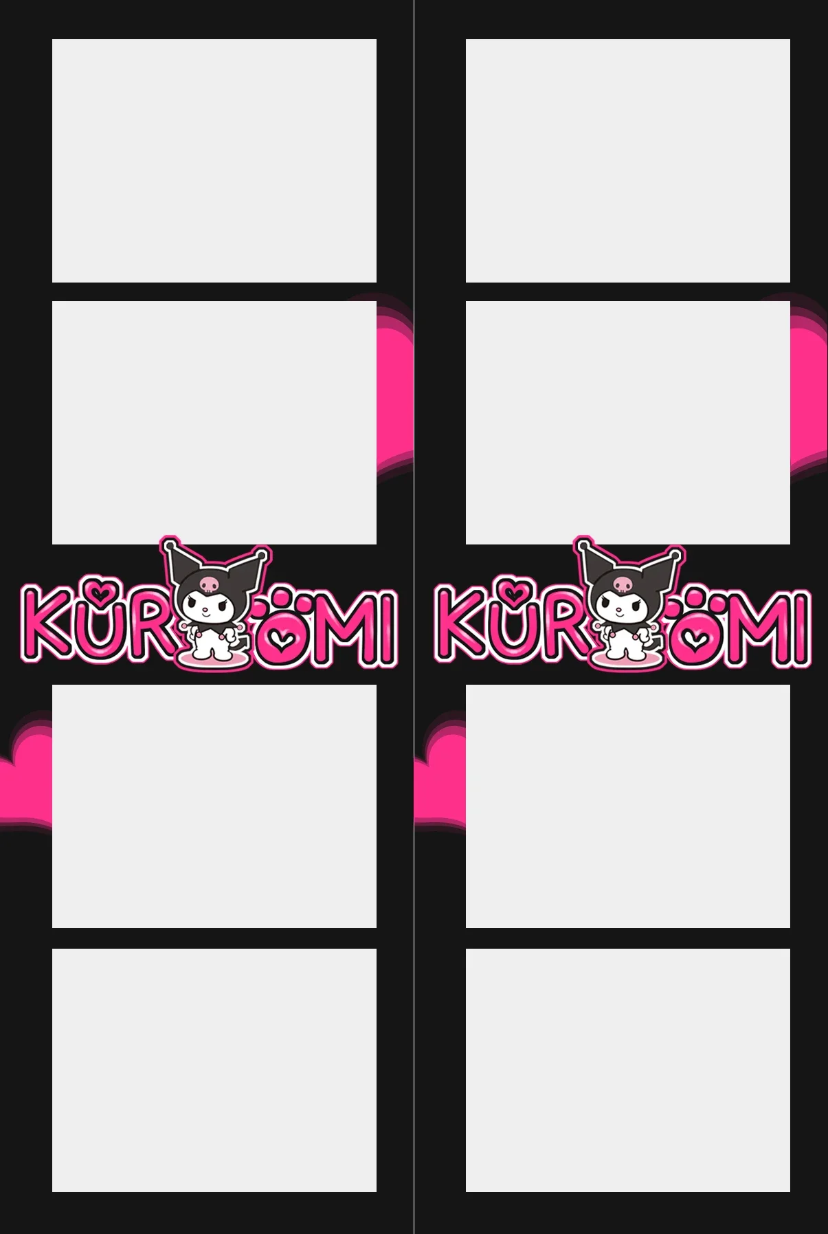Korea life 4 cuts Photo Printing Purikura Four Piece Puzzle DIY Kpop Idol Selfies Group Photos 4 Grid Film Photo Card