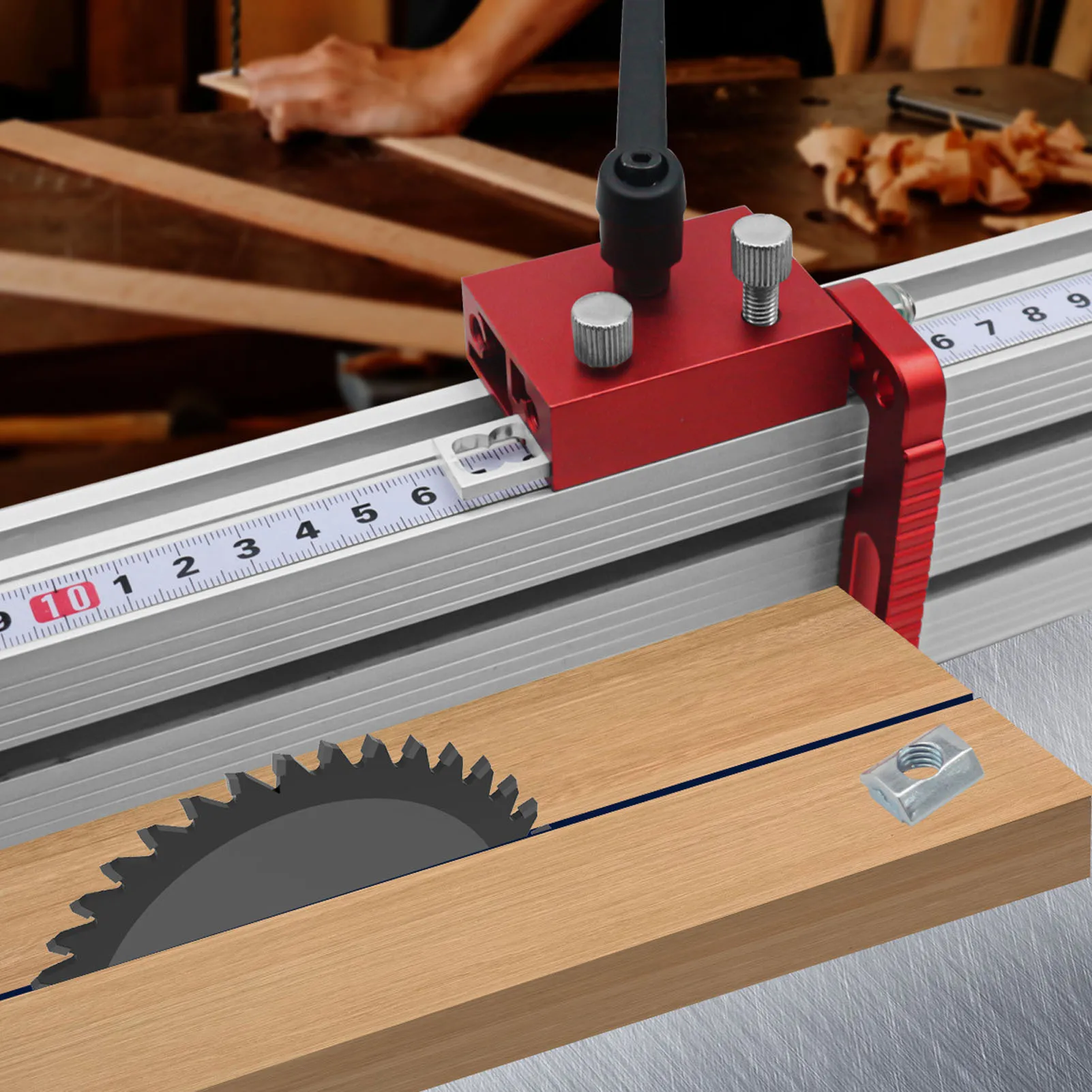 T-track 75 Type Aluminium Alloy Miter Track Stop Woodworking Chute Rail T-slot Miter Track Jig T-track T Screw Fixture Slot