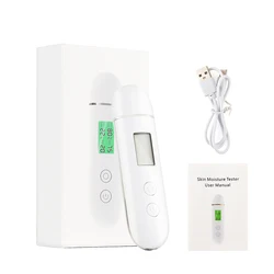 Advanced Skin Health Analyzer - Moisture, Oil, Elasticity & Fluorescent Detector (WHITE)