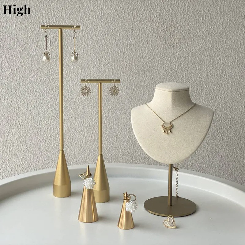 Displaying Chain Bamboo Necklace Display Chain Bust Stand Holder For Show Jewelry ...