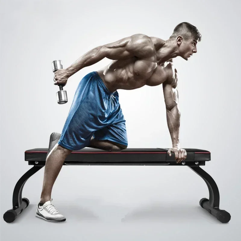 300kg Multifunctional Household Dumbbell Bench Exercise Equipment Foldable Fitness Bench Chair Adjustable Sit Up Workout Benches